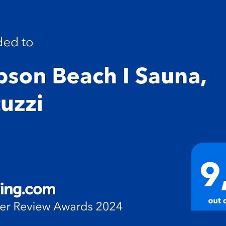 Robson Beach I Sauna, Jacuzzi 미에드지보드지 외부 사진